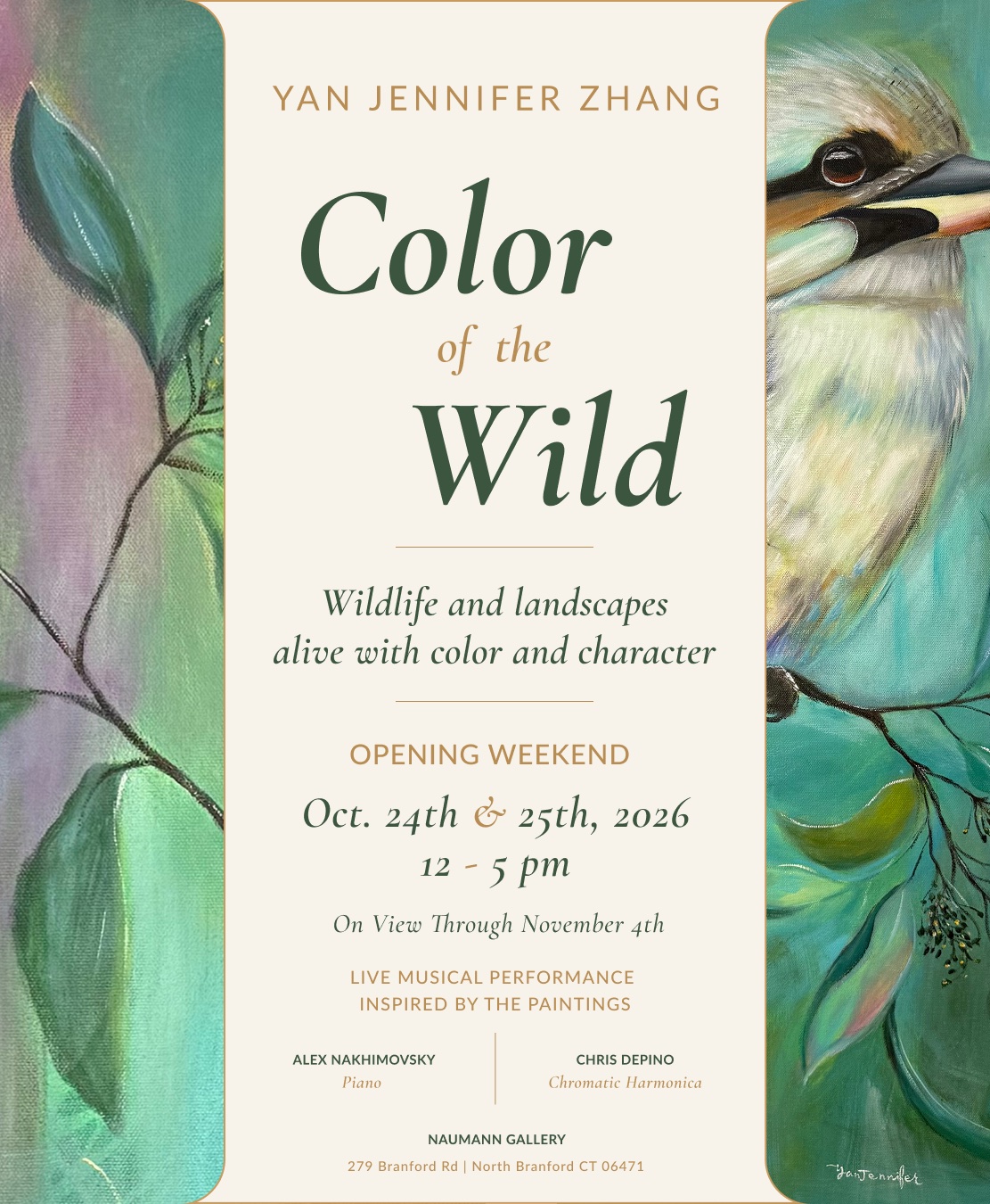 Painting with Notes event flyer for Color of the Wild