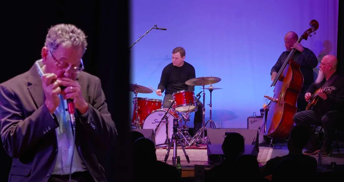 Chris DePino with the Just Jazz Quartet performing at Milford Arts Council (MAC) Downtown in Milford, CT.