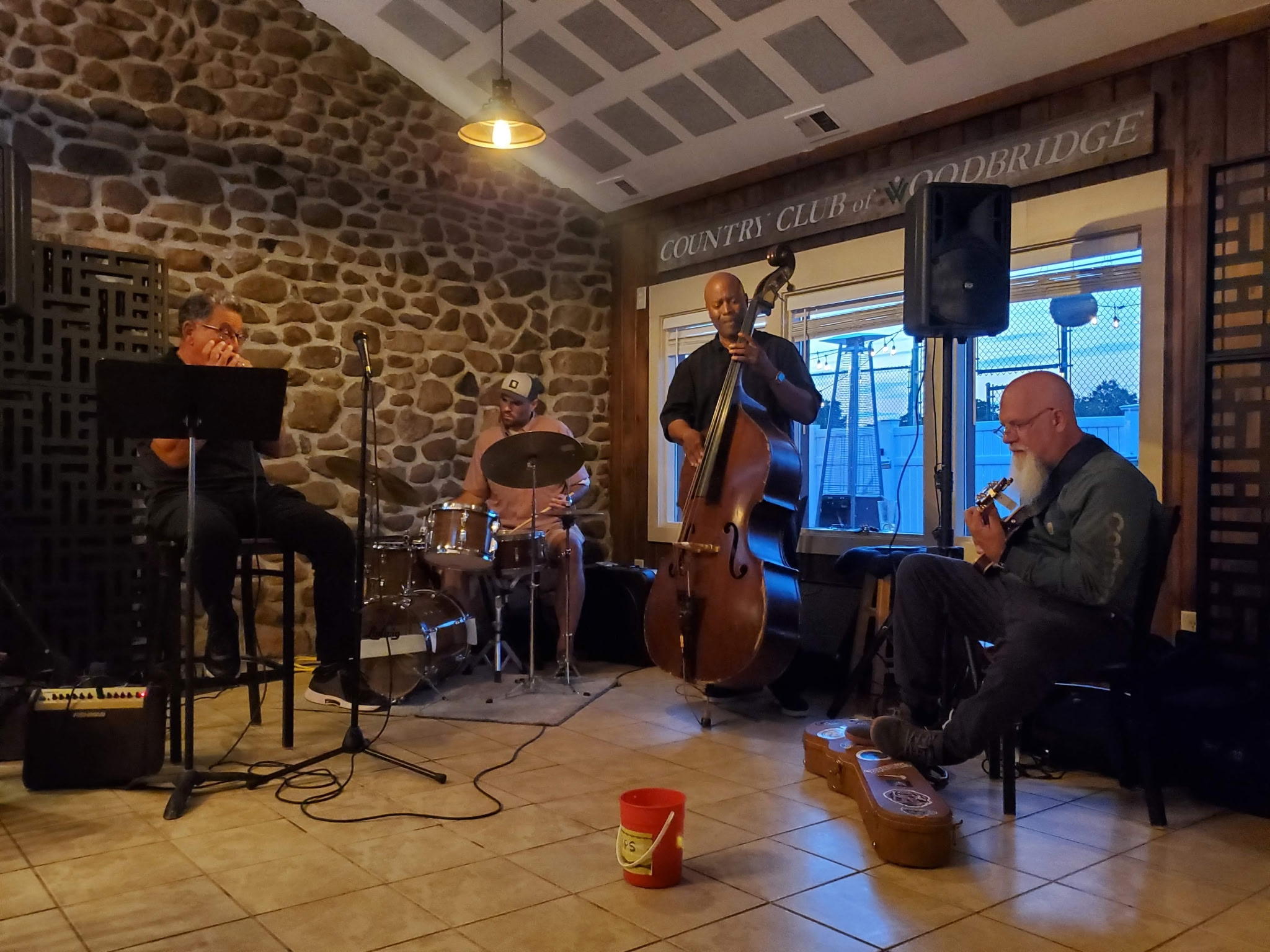Chris DePino with his Jazz Quartet performing 'Ahbeats and Jazz' at Abate Pizza Restaurant in East Haven, CT.